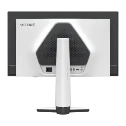 Monitor gaming BenQ MOBIUZ 26,5 pulgadas OLED 240Hz 4K IPS Negro/Blanco EX271UZ - panel trasero con rejilla