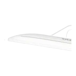 Moniteur BenQ EW270Q 27 pouces 200Hz QHD IPS Blanc - profil arrière blanc courbé et bras du pied