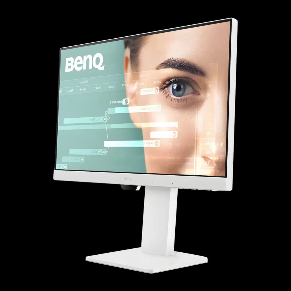 Monitor BenQ 23,8 pulgadas Full HD IPS 100Hz 5 ms Blanco GW2486TC - pantalla encendida con contenido gráfico