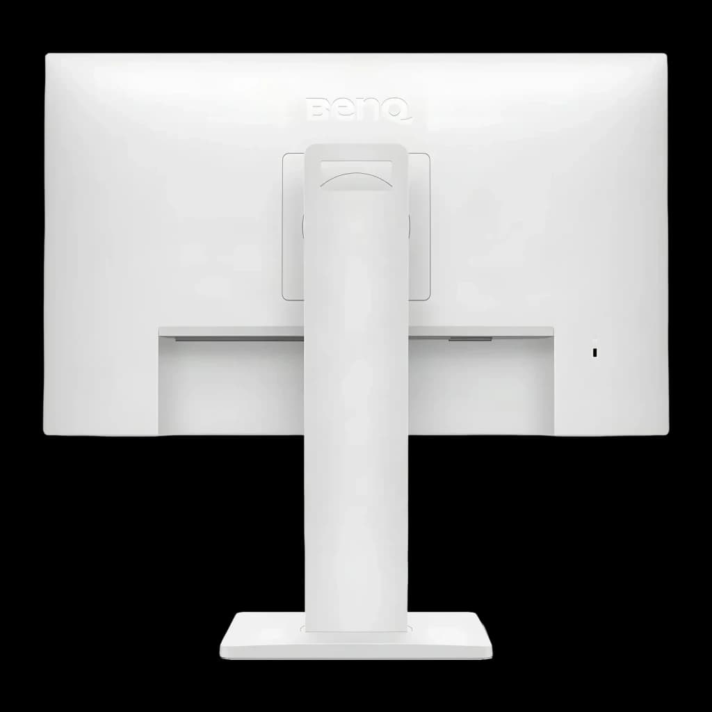 Monitor BenQ 23,8 pulgadas Full HD IPS 100Hz 5 ms Blanco GW2486TC - panel posterior blanco con logo BenQ