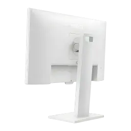 Monitor BenQ 23,8 pulgadas Full HD IPS 100Hz 5 ms Blanco GW2486TC - parte posterior, soporte regulable y logo