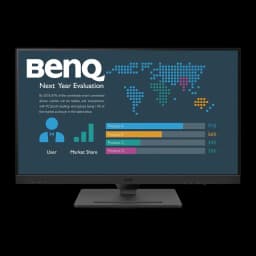 Monitor BenQ 27 pulgadas QHD IPS 75Hz 5 ms Negro BL2790QT - pantalla encendida con infografía de gráficos