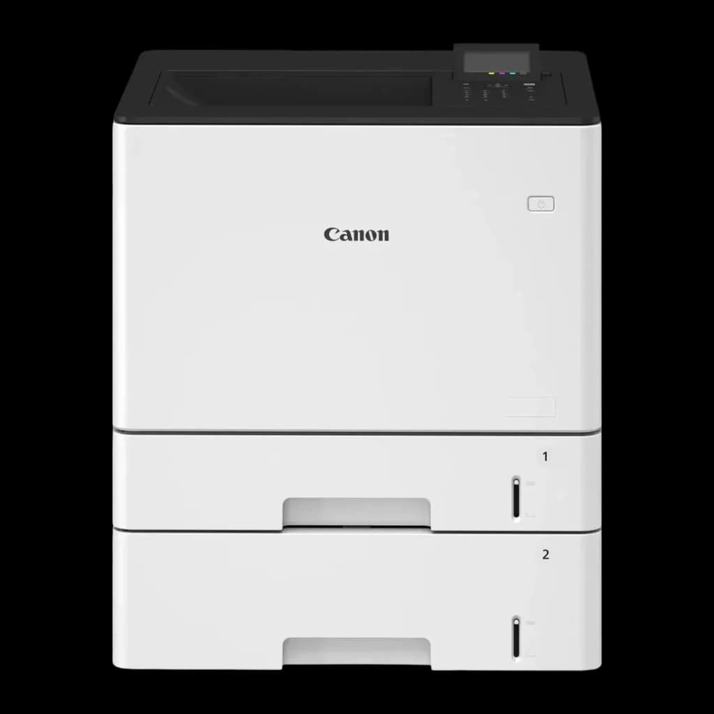 Impresora laser color Canon i-SENSYS WiFi Dúplex Blanco LBP732Cdw - dos bandejas de papel y panel de control