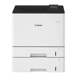 Impresora laser color Canon i-SENSYS WiFi Dúplex Blanco LBP732Cdw - dos bandejas de papel y panel de control
