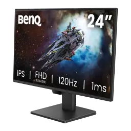Moniteur BenQ 24 pouces Full HD IPS 120Hz 5 ms Noir GW2490P - écran avec vaisseau spatial et spécifications IPS
