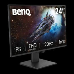 Moniteur BenQ 24 pouces Full HD IPS 120Hz 5 ms Noir GW2490P - 24" (61 cm)