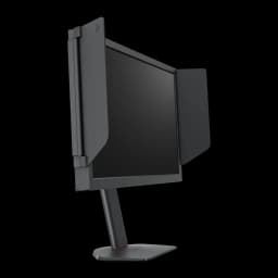 Monitor gaming BenQ ZOWIE 24,1 pulgadas 360Hz QHD Fast TN Negro XQ2566X - parasol lateral desplegado y soporte
