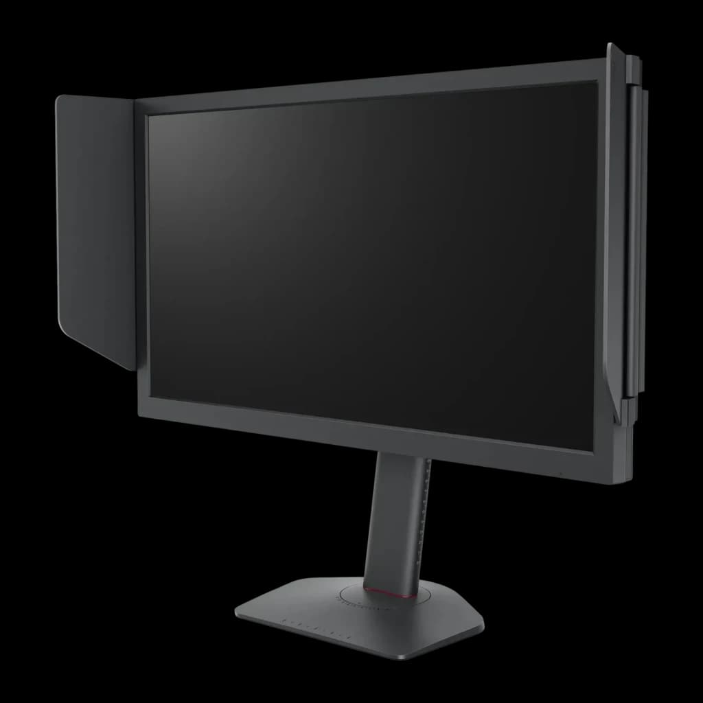 Monitor gaming BenQ ZOWIE 24,1 pulgadas 360Hz QHD Fast TN Negro XQ2566X - parasol desplegado y soporte