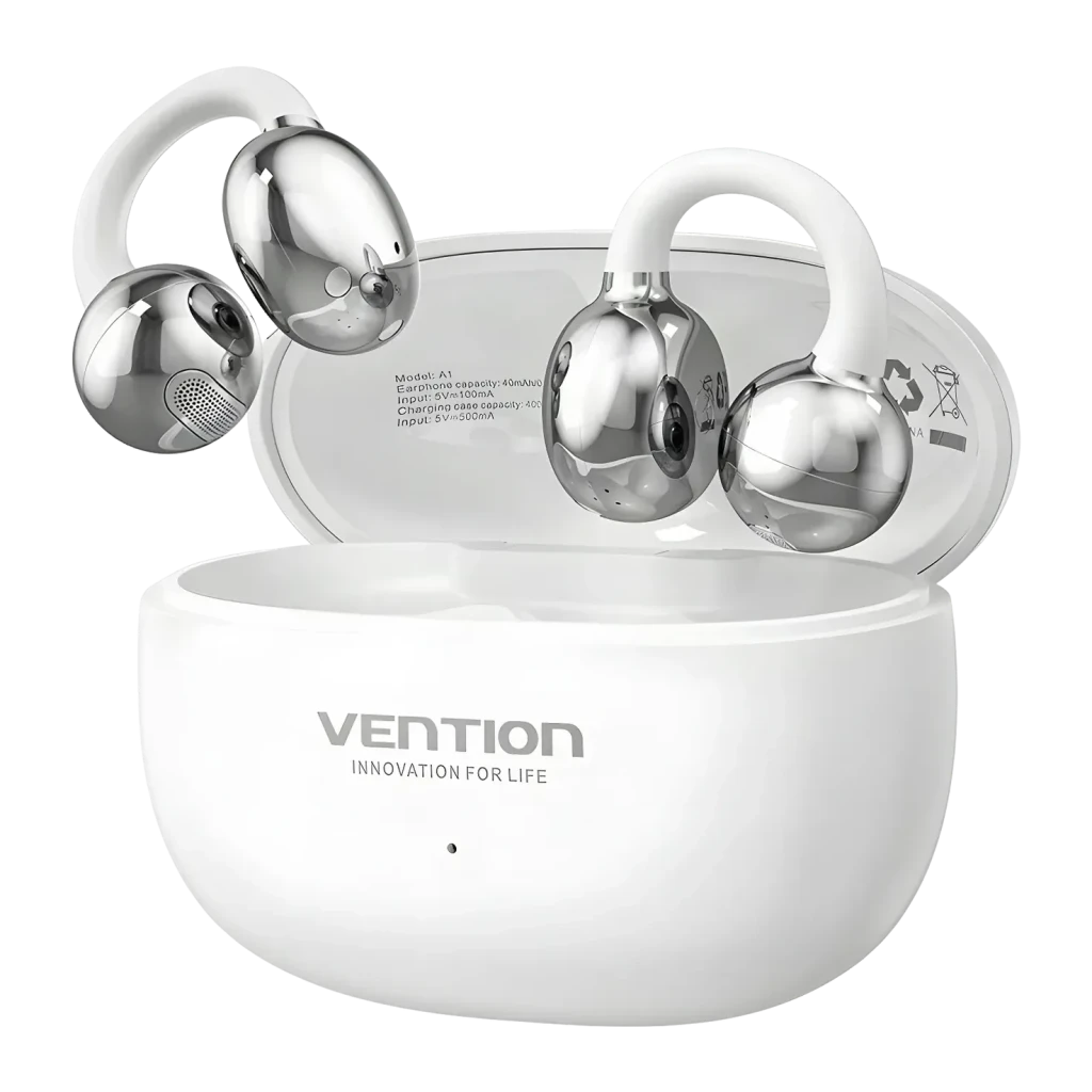 Auscultadores Vention Echo Clip A1 Open-Ear Bluetooth 5.4 25h Branco