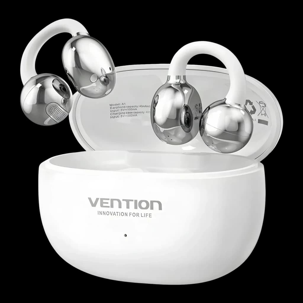 Auscultadores Vention Echo Clip A1 Open-Ear Bluetooth 5.4 25h Branco