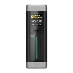 Power Bank Cuktech 25000mAh Noir 210W 2x USB-C 1x USB-A PD 3.1 CUK00P23GLBK - écran LCD affichant 100%