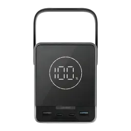 Power Bank Cuktech 40000mAh Noir Charge Sans Fil 300W 2x USB-C + USB-A CUKP01CTEUSL - écran LED circulaire à 100%