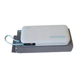 Batterie Externe Cuktech 20000mAh Blanche Câble USB-C Intégré 55W 3 Ports CUKP200NGLLG - 74 Wh