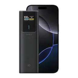 Power Bank Cuktech 10000mAh Noir 150W USB-C + USB-A Charge Rapide CKPB100PGLBL - écran LED