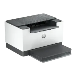 Imprimante laser HP LaserJet M207dw Monochrome WiFi Recto-verso Gris - bac d'entrée ouvert et sortie papier