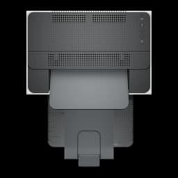Imprimante laser HP LaserJet M207dw Monochrome WiFi Recto-verso Gris - panneau boutons WiFi et bac de sortie