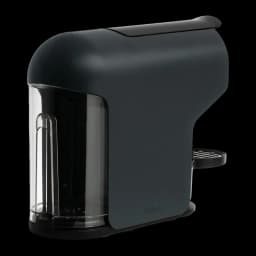 Máquina de cápsulas Delta Q Quick 0,8L 1200W Preto - depósito de água transparente e grelha de chávena visíveis