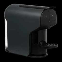 Máquina de cápsulas Delta Q Quick 0,8L 1200W Preto - depósito translúcido, botões e grelha porta-chávenas