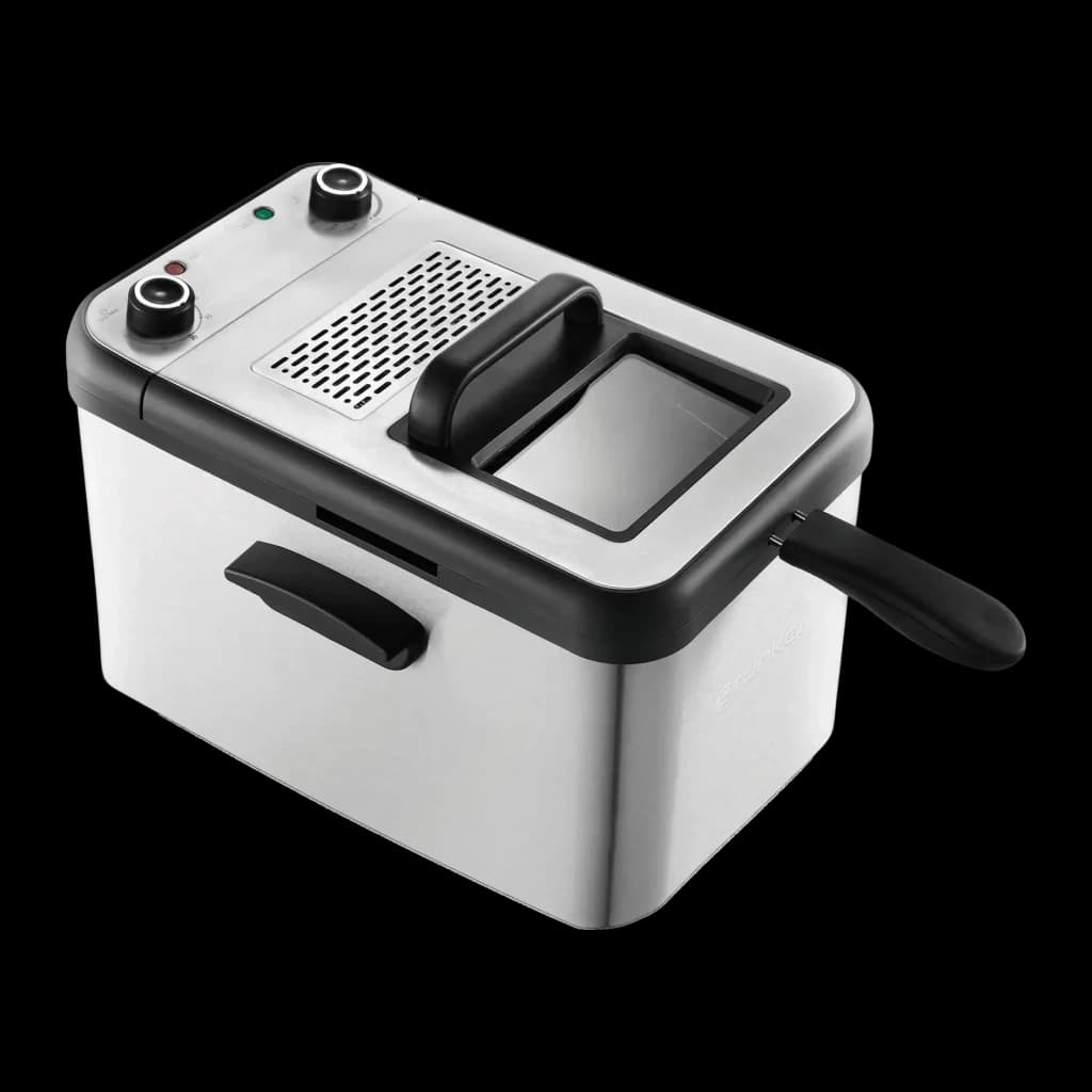 Freidora Grunkel Maxi Fry Pro 4,2L 3000W Acero Inoxidable - tapa con ventilación, mandos y asa lateral