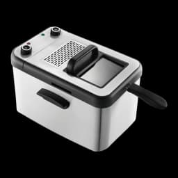 Freidora Grunkel Maxi Fry Pro 4,2L 3000W Acero Inoxidable - tapa con ventilación, mandos y asa lateral