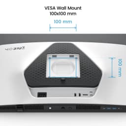 Monitor BenQ MOBIUZ 31.5 pulgadas OLED 240Hz 4K IPS Blanco EX321UZ - patrón VESA 100x100mm y puertos