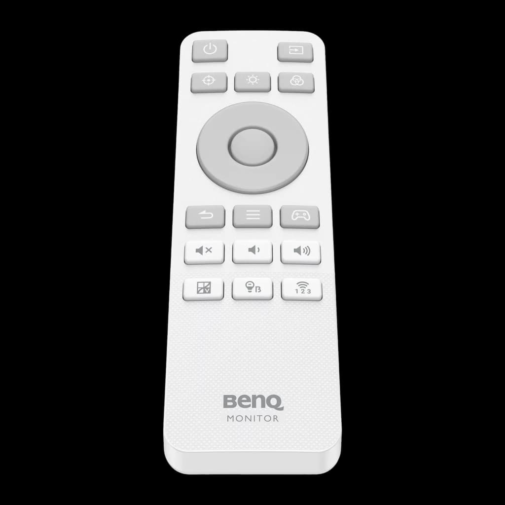 Monitor BenQ MOBIUZ 31.5 pulgadas OLED 240Hz 4K IPS Blanco EX321UZ - mando a distancia blanco con rueda
