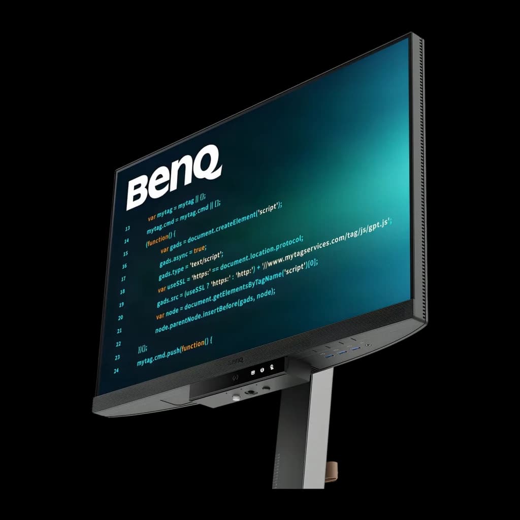 Monitor BenQ RD240Q 24,1 pulgadas WQXGA IPS 60Hz 5 ms Negro - pantalla con código y puertos USB laterales