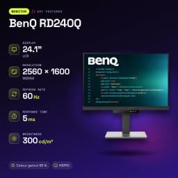 Monitor BenQ RD240Q 24,1 pulgadas WQXGA IPS 60Hz 5 ms Negro - características, 3.2 Gen 1 (3.1 Gen 1)