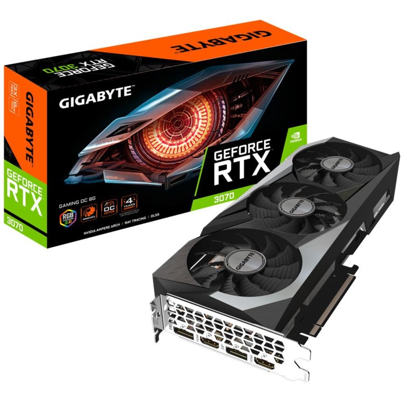 Gigabyte GeForce RTX3070 Gaming OC 8GB GDDR6 LHR - Ítem