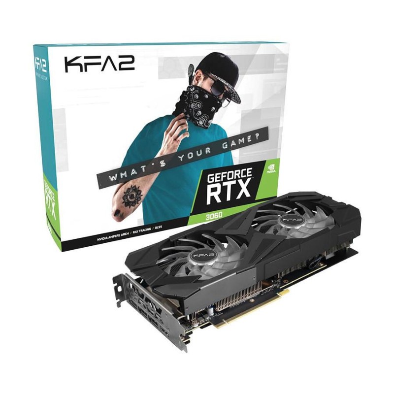 KFA2 GeForce RTX 3060 1-Click NVIDIA 12GB GDDR6 - Item