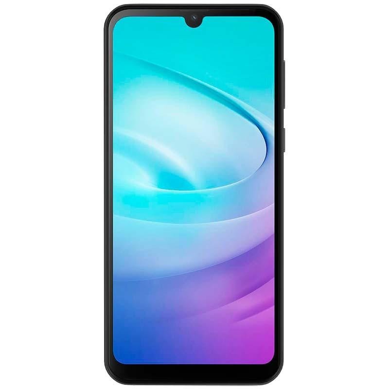 OnePlus Ace 5G preto com tela grande sem bordas largas, notch em gota central e vidro curvo em tons azul e roxo; modelo 8 GB RAM e 128 GB, importado sem selo - Item