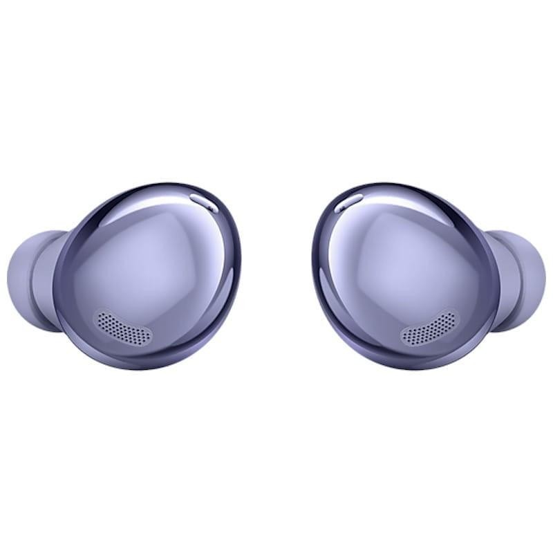 Samsung Galaxy Buds Pro R190 violeta, design ergonômico intra-auricular, acabamento brilhante e telas de microfone visíveis; par de fones sem estojo - Item