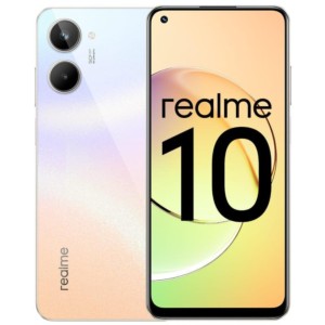 Realme 10 4Go/128Go Blanc Multicolore - Téléphone Portable