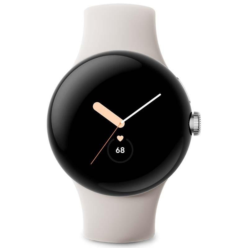 Google Pixel Watch Wi-Fi Plata con Correa Tiza - Desprecintado - Ítem