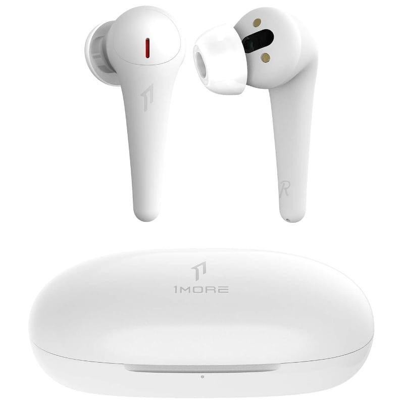 1MORE ComfoBuds Pro Blanco auriculares Bluetooth desprecintado con estuche ovalado blanco, diseño in ear con almohadillas y vástagos largos elegantes - Ítem