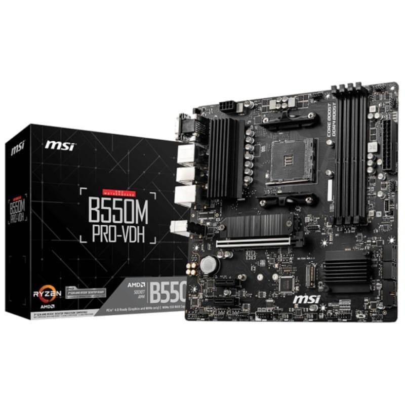 MSI B550M PRO-VDH micro ATX - Placa base - Desprecintado - Item