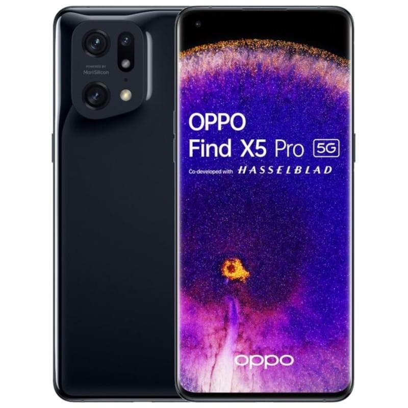Oppo Find X5 Pro 5G 12 GB/256 GB Preto Sem selo com tela borda fina, câmera traseira tripla com módulo elevado e acabamento brilhante elegante - Item