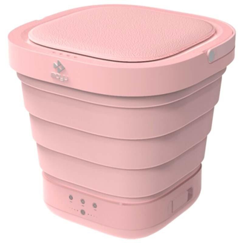 Mini Lavadora portátil Moyu XPB08-F1 Rosa - Desprecintado, mini machine à laver pliante rose, compacte, design à parois accordéon et couvercle texturé - Ítem