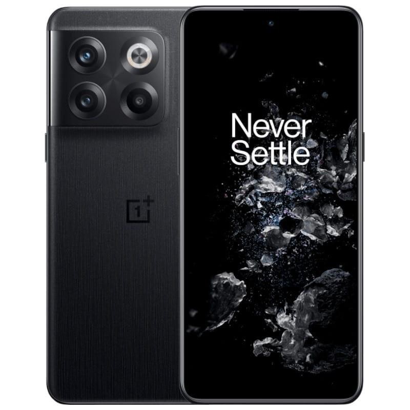 Oneplus Ace Pro 5G noir avec écran bord à bord et slogan Never Settle, triple module photo arrière proéminent, finition métal brossé, 16 Go 256 Go - Ítem