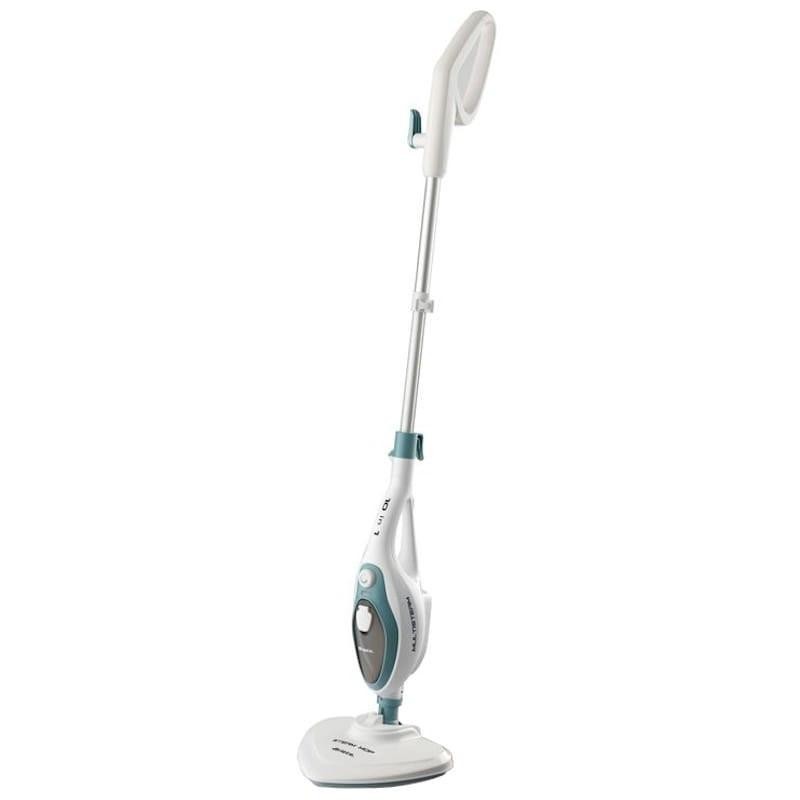 Ariete Steam Mop 4164 balai vapeur 1500 W blanc et bleu, manche ergonomique, réservoir central, tête triangulaire pour coins et sols durs - Ítem