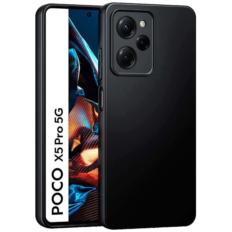Funda Xiaomi Poco X5 Pro Square Liquid Premium Negro - Desprecintado - Ítem