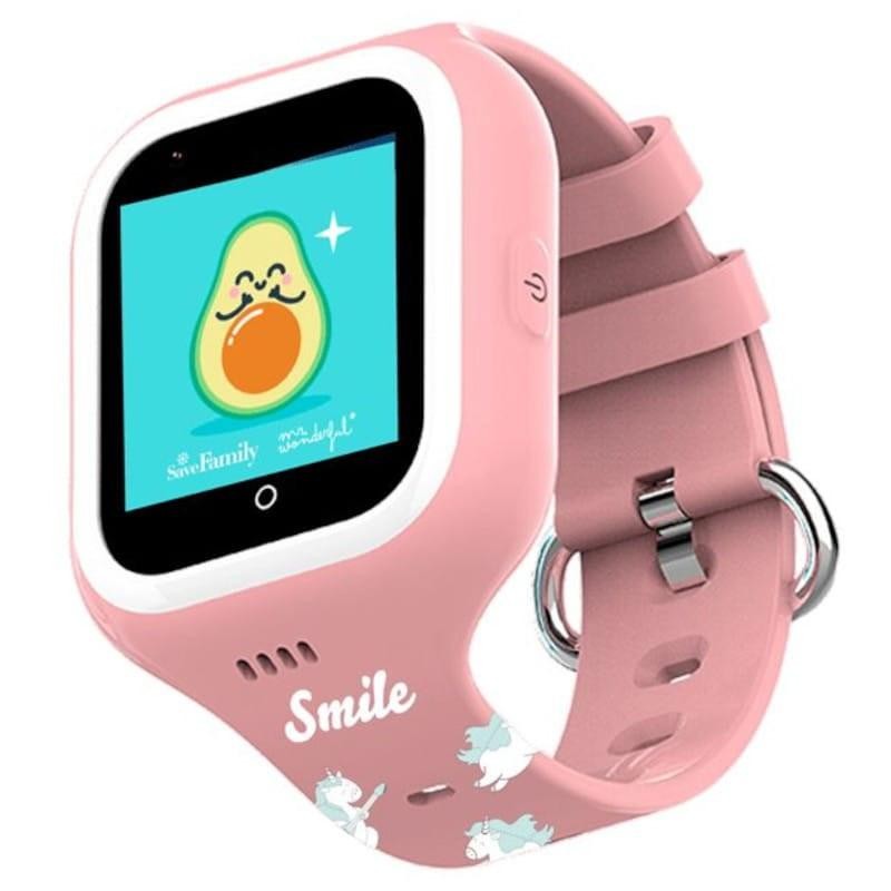 SaveFamily Iconic Plus Mr. Wonderful Smartwatch para Niños 4G GPS Rosa - Reloj Inteligente - Desprecintado - Ítem