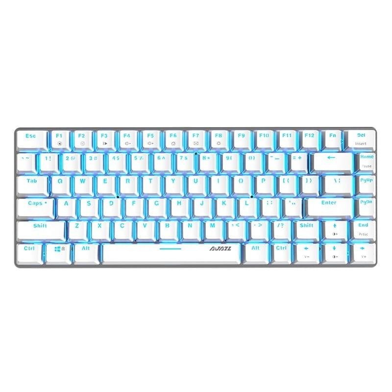Teclado Mecánico Ajazz AK33 Blanco Switch Azul - Desprecintado - Ítem