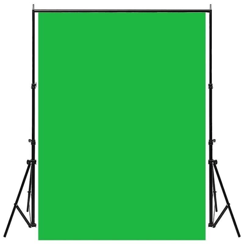 Set chroma Verde 90x150 cm con soporte - Ítem