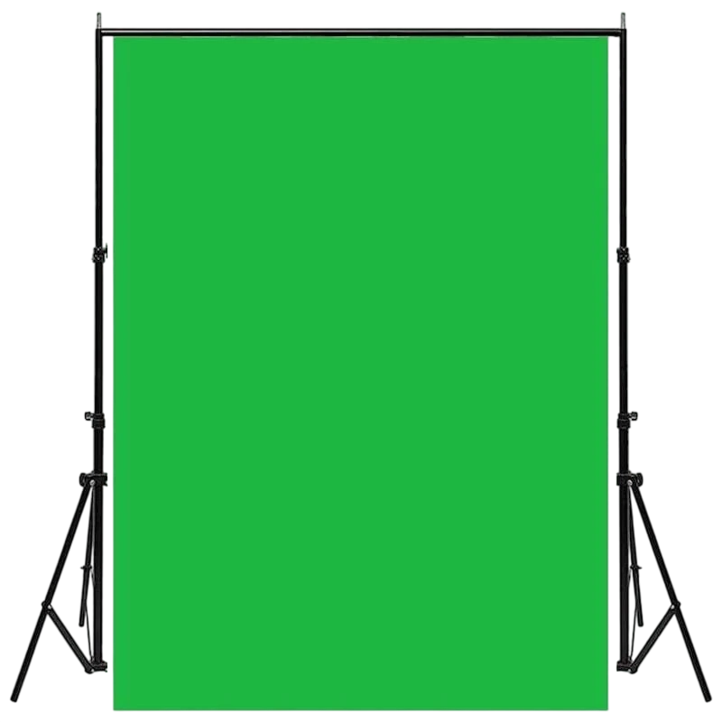 Ensemble chroma 90x150cm Vert avec support - Ítem