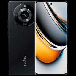 Realme 11 Pro 5G 8 GB 256 GB Preto Sem Celo com tela curva ampla, câmera traseira circular destacada e acabamento fosco elegante