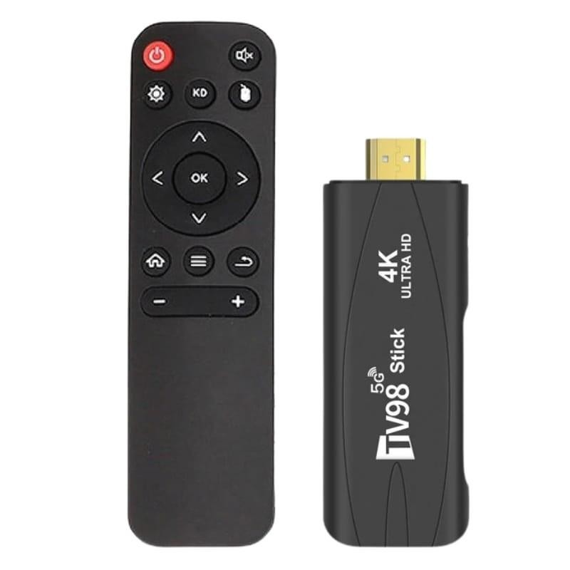 TV98 Stick 4K 4GB/32GB WIFI Dual Android 12 Negro - Android TV - Ítem