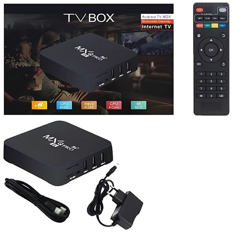 MXQ Pro 4K 1GB/8GB Wifi Dual Android 10 - Android TV - Ítem5