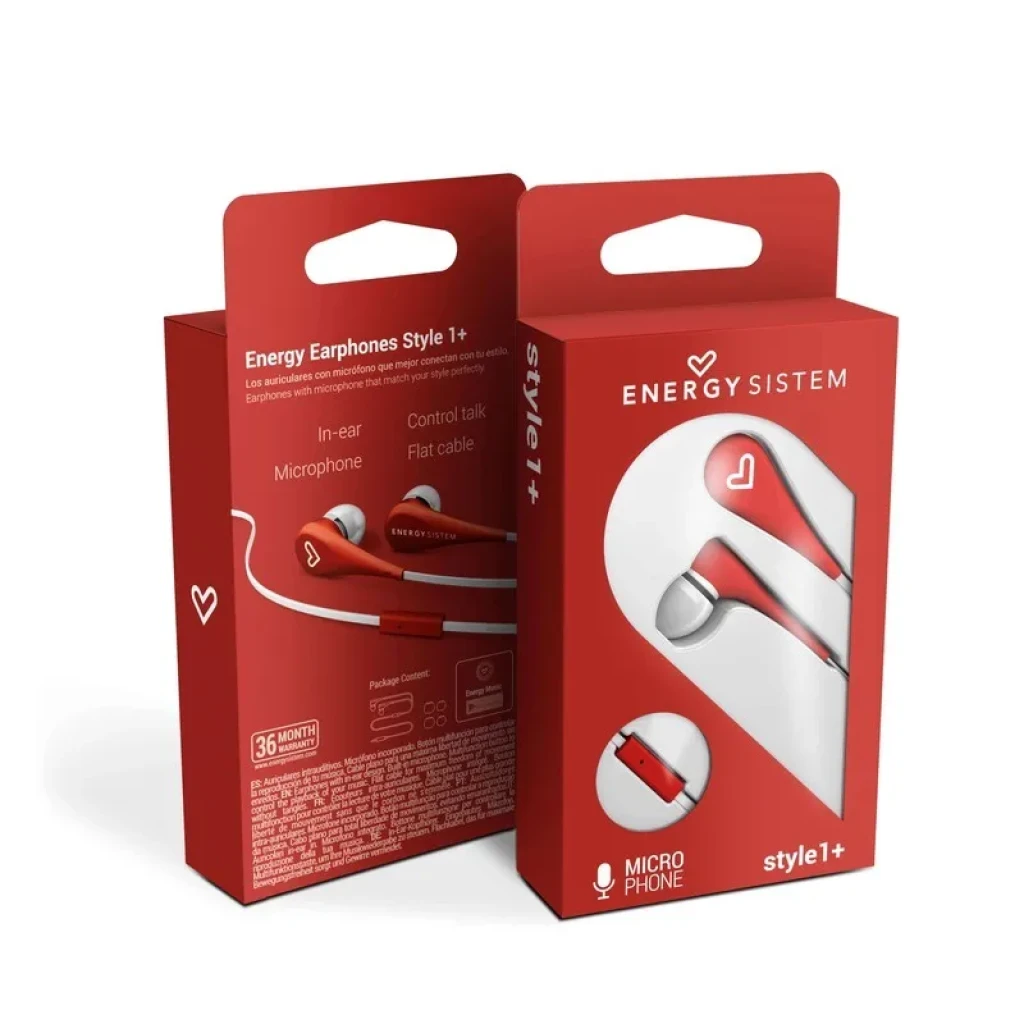 Energy Earphones Style 1+ Red - Ítem5
