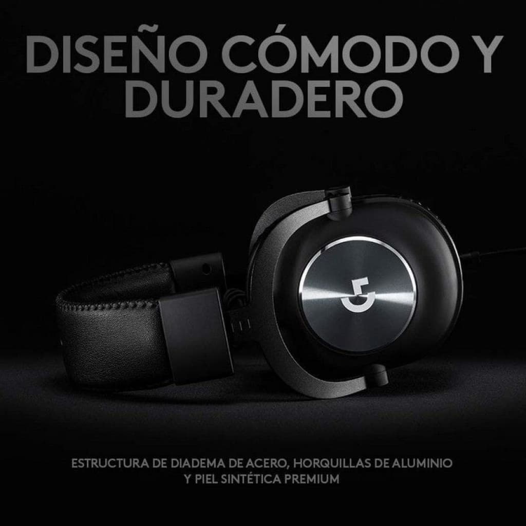 Logitech G Pro X Gaming 7.1 - Auscultadores Gaming - Design